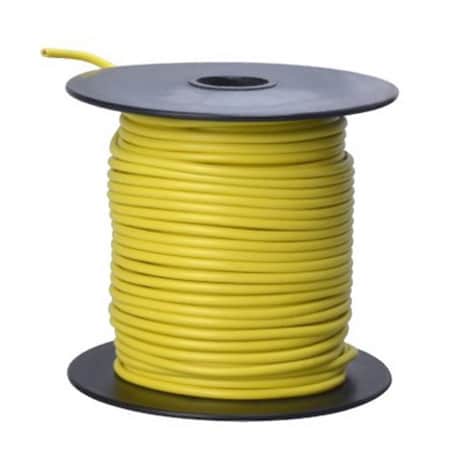 Keen Primary Wire, 16 AWG, 1C C, Yellow, PVC, Stranded, 60V, 100 ft. KE2667813
